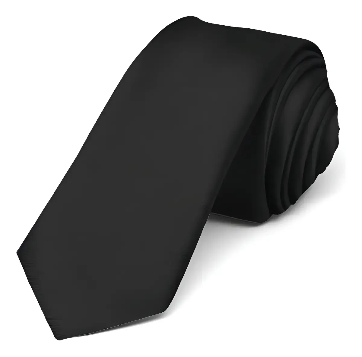 Kit 20 Gravatas Slim Fit Casamento, Padrinhos, Formatura Cor Preto