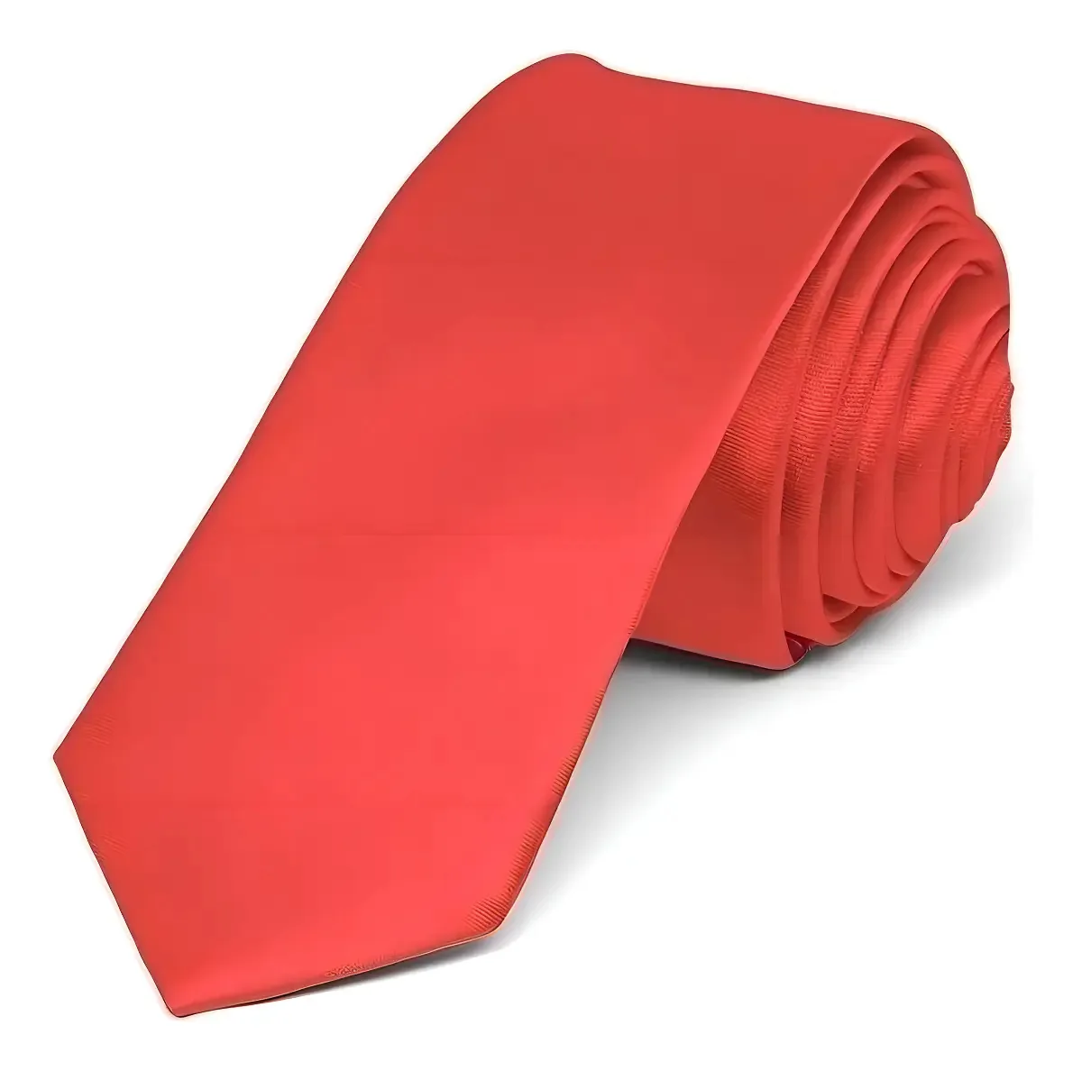 Kit 20 Gravatas Slim Fit Casamento, Padrinhos, Formatura Cor Vermelho
