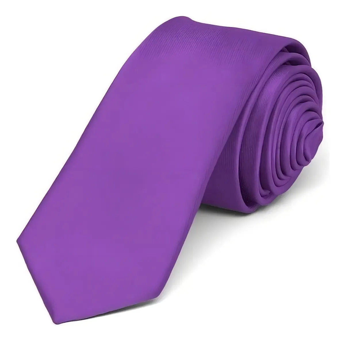 Kit 20 Gravatas Slim Fit Casamento, Padrinhos, Formatura Cor Roxo