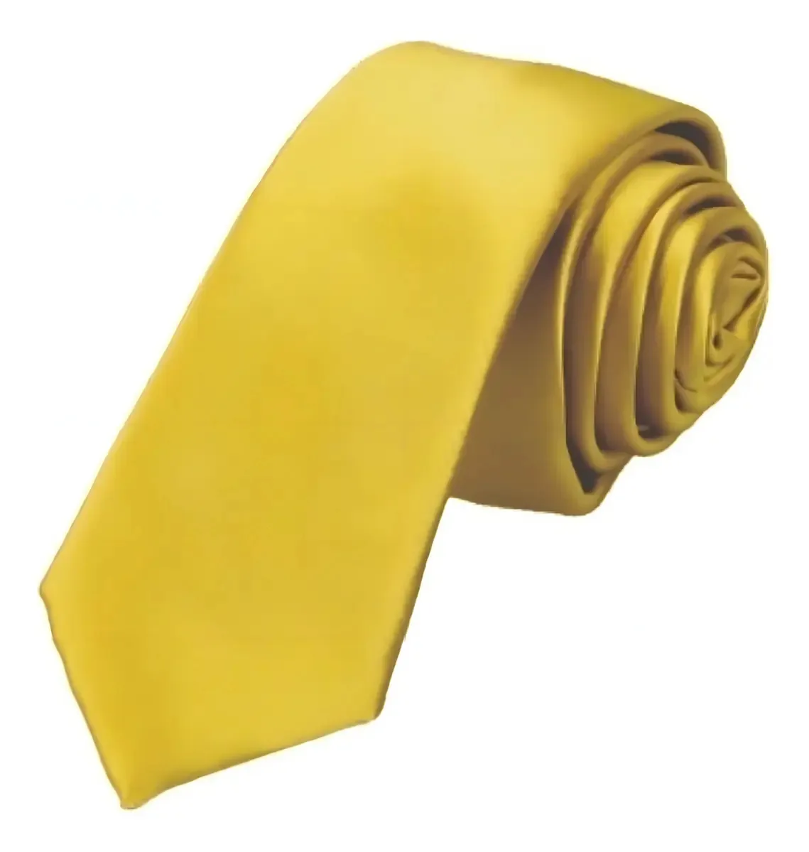 Kit 20 Gravatas Slim Fit Casamento, Padrinhos, Formatura Cor Dourado