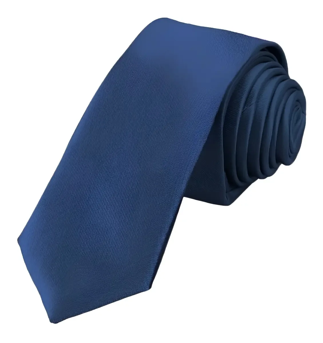 Kit 20 Gravatas Slim Fit Casamento, Padrinhos, Formatura Cor Azul-marinho