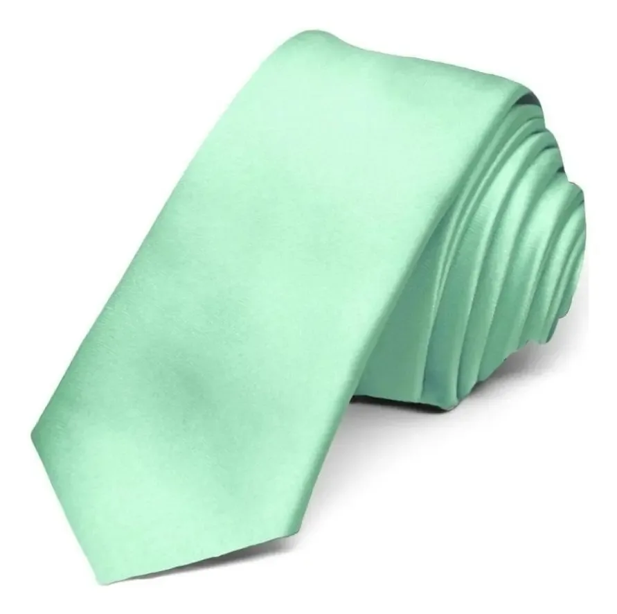 Kit 03 Gravatas Infantil, Criança, Bebê Com Nó Pronto Cor Verde-água