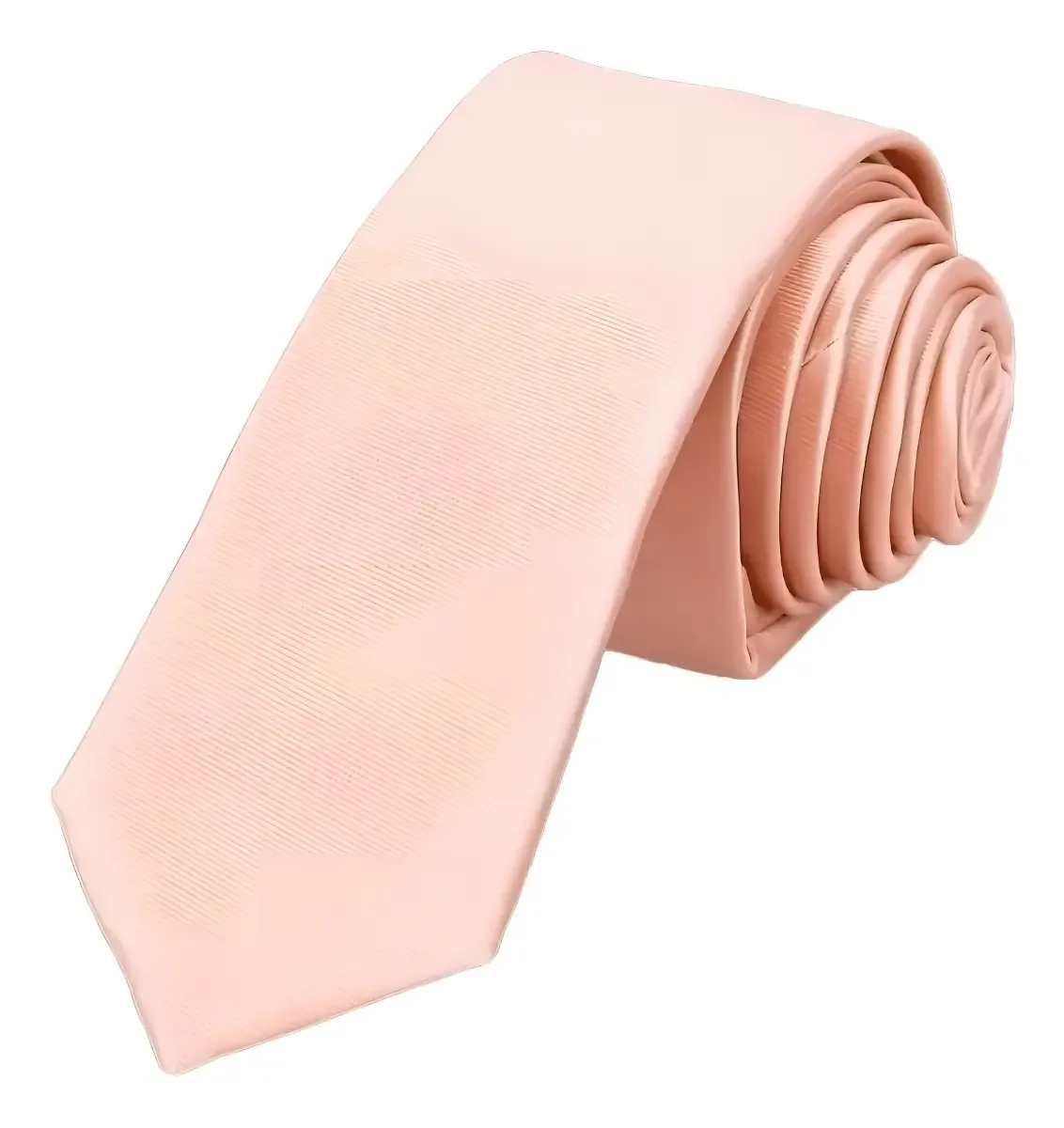 Gravata Slim Rosa Coral Gravatas do Brasil 6,5cm Casamento Padrinhos