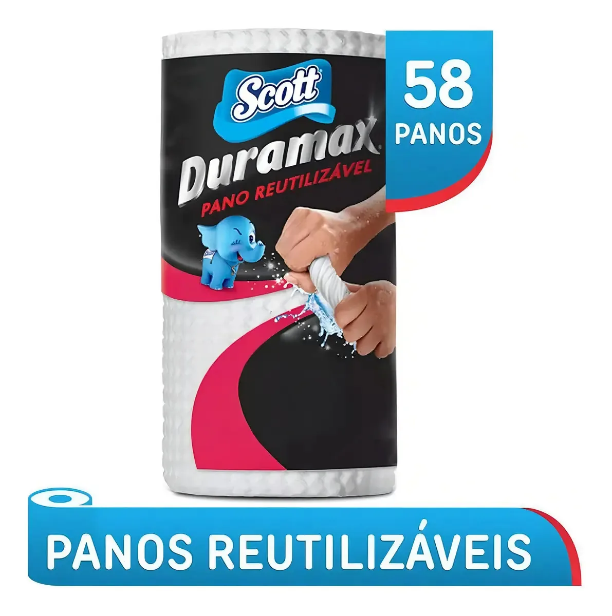 Toalha Reutilizável Scott Duramax C/58 Panos - 1 Unidade