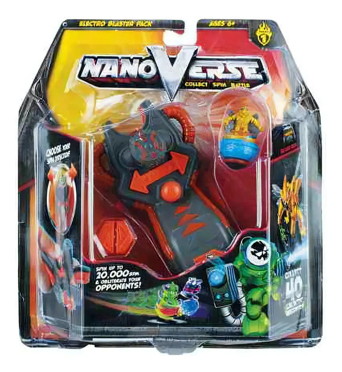 Pião Nanoverse Blaster Eletrico - Dican