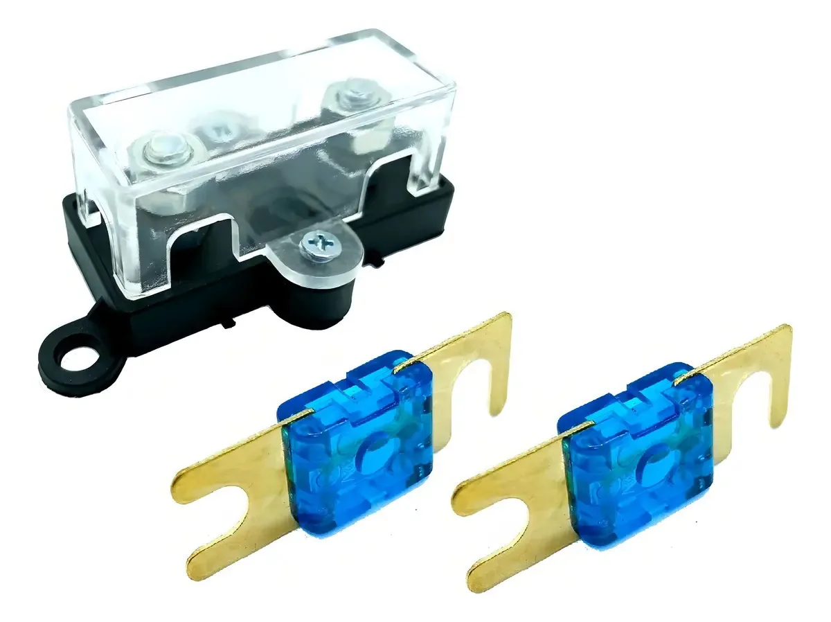 Porta Fusível Acrílico Midi 60A Permak Para Som Automotivo