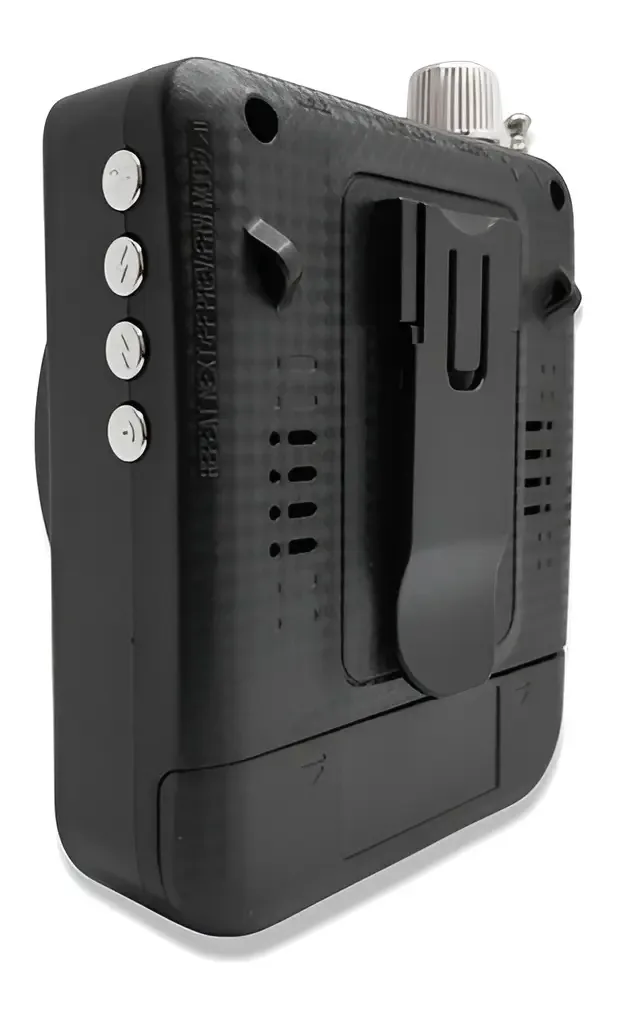 Amplificador de Voz Lapela 5W Recarregável com Microfone