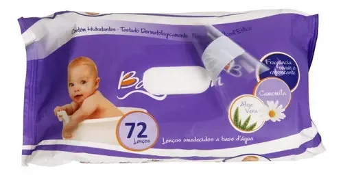 Kit Lenços Umedecidos 12 Pacotes Com 864 Un - Baby Bath