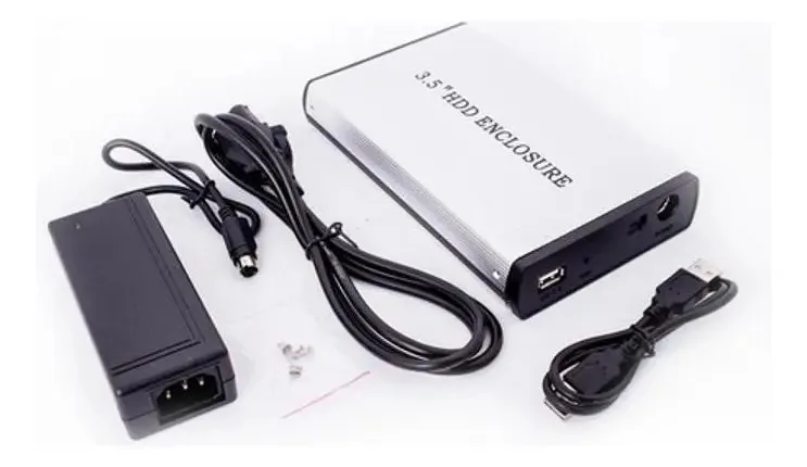 Case Externa Hd 3.5 Sata Hd Notebook Pc 3.5 Usb 2.0 Imediato