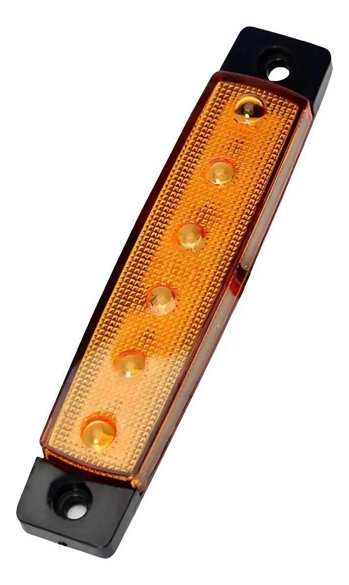 Luz Led Âmbar Caminhão EAGLE ROAD Alta Visibilidade 24V 6 LEDs