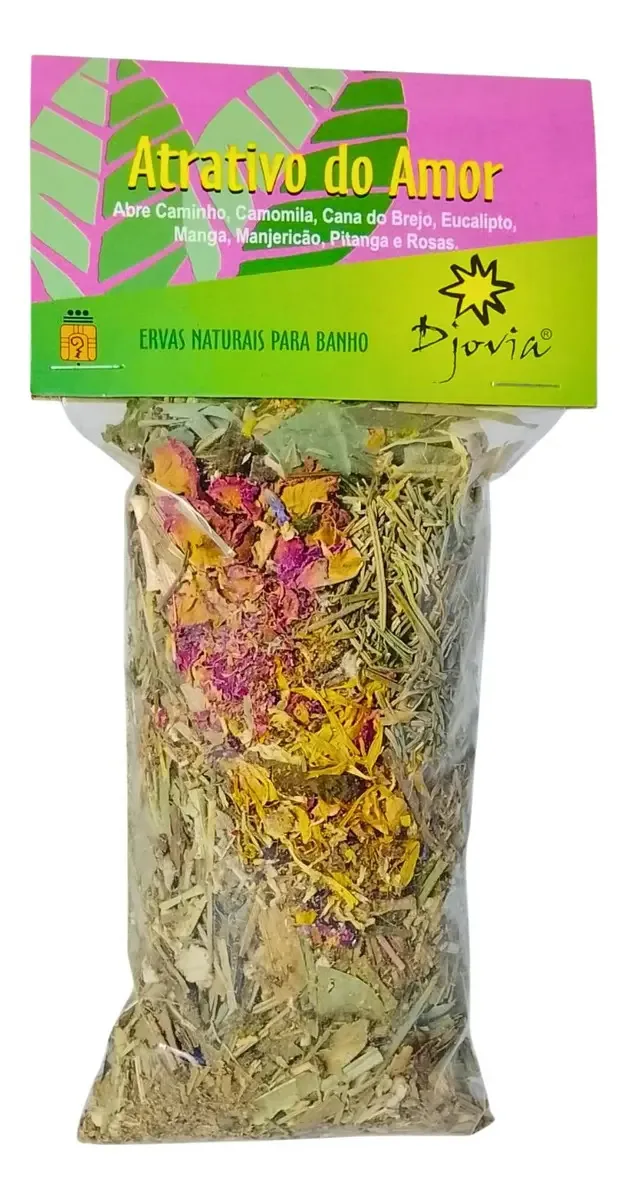 Ervas Naturais Para Banhos - Seu Aroma! Fragrância Atrativo do Amor