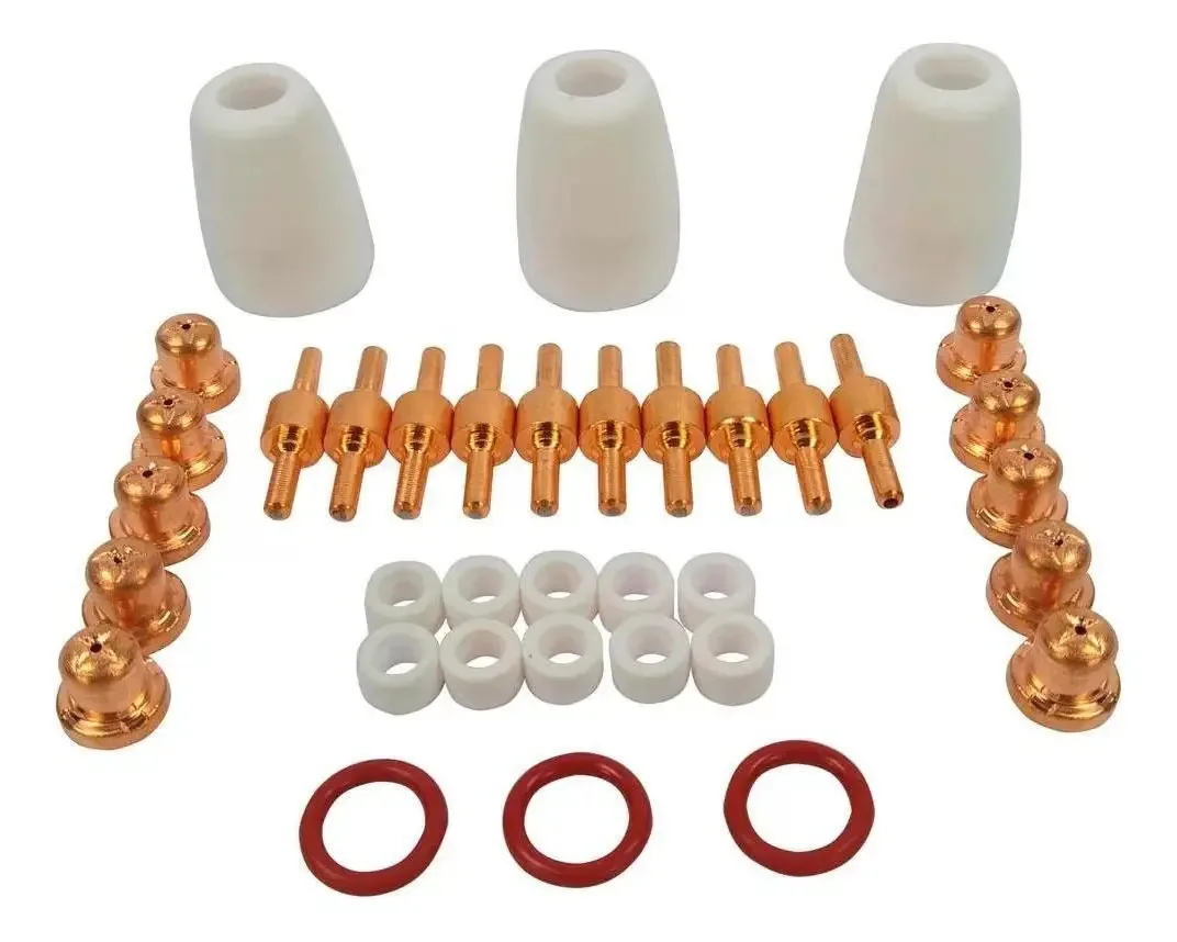 Kit De Consumíveis Corte Plasma Bico Curto 36 Peças-v8brasil