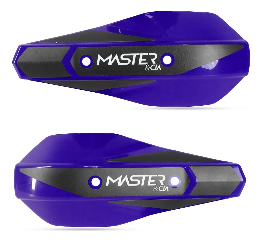 Quilha Plástico Reposição Protetor Mão Master Cia Motocross Cor Azul