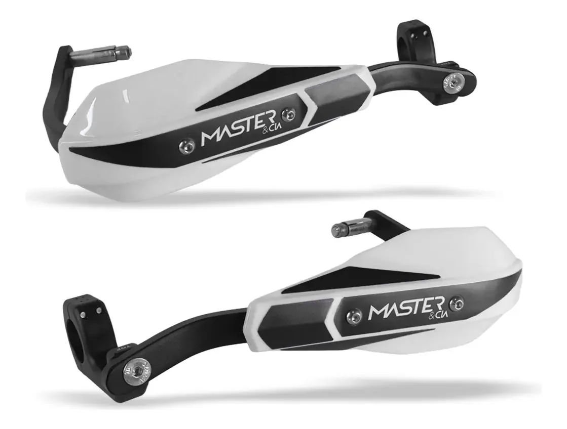 Protetor Mão Master Cia Guidão 31mm Crf 230/250f Crf 300f Cor Branco Lado Esquerdo/direito