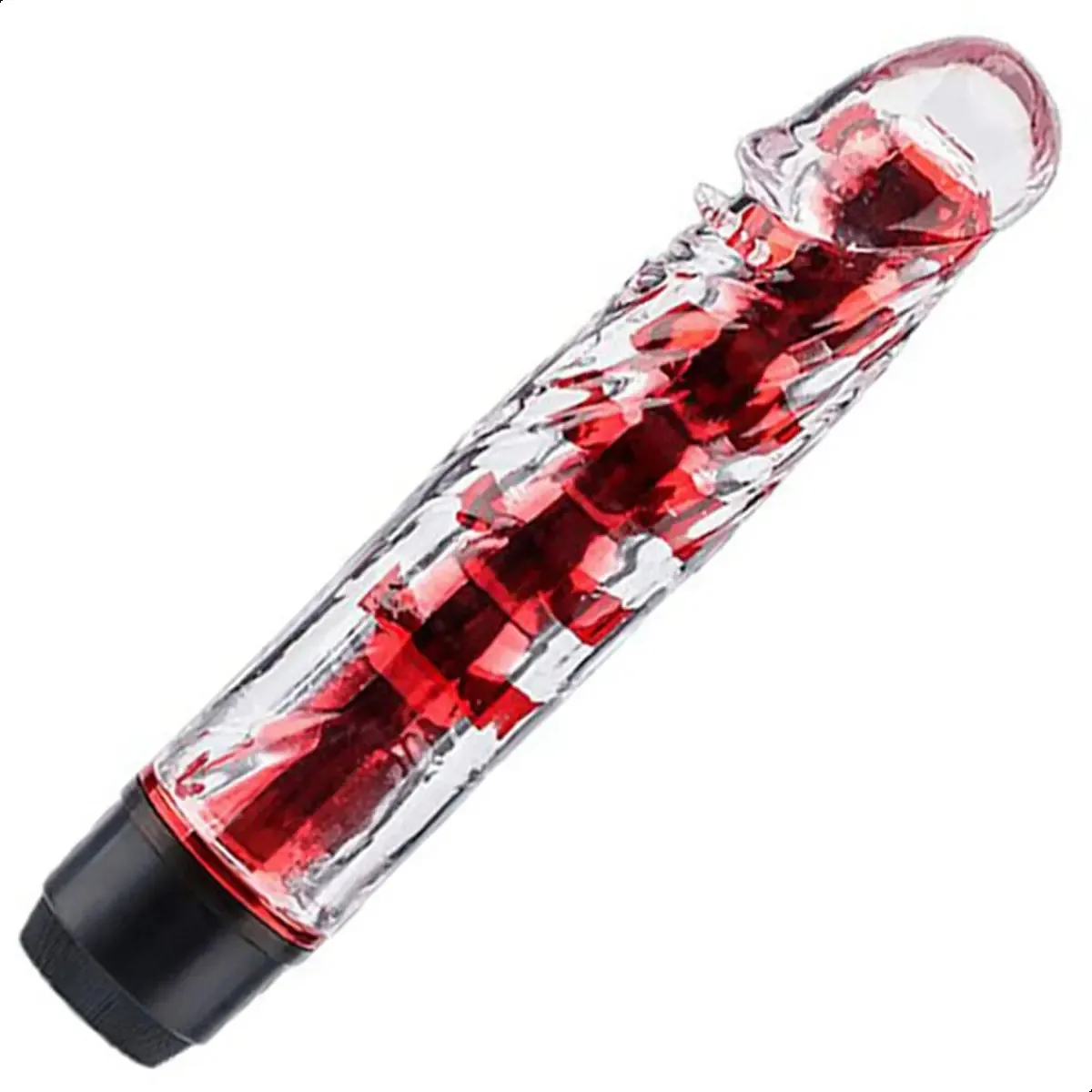 Vibrador Feminino Sensor Estimulador Vaginal Anal Seios Sexo Cor Vermelho