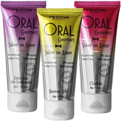 Kit Gel Beijo Sexo Oral Lamber Chupar Boquete Seios Orgasmos