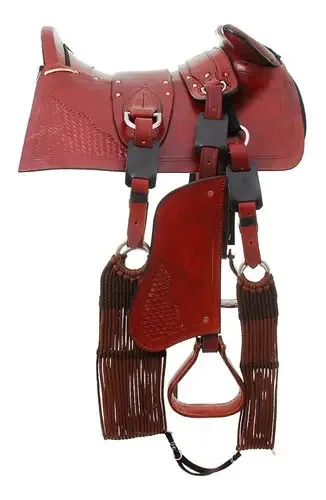 Arreio Com Cabeça Cutiano Couro De Boi Para Cavalos E Muares Cor Havana