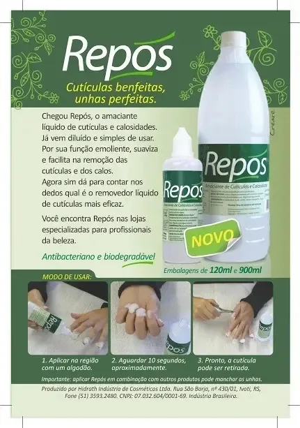Repos 900ml+esfoliante 250gr+parafina 250gr+espátula Spa Pés