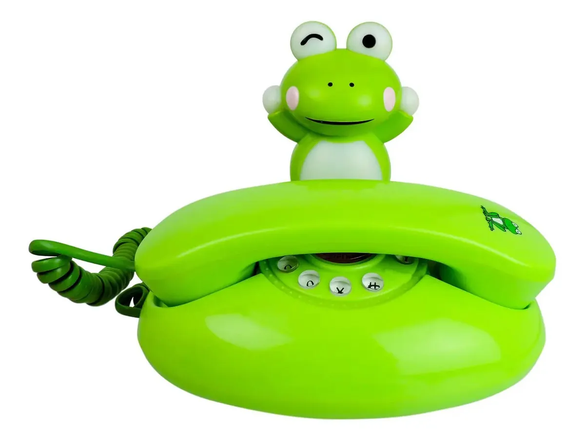 Telefone Com Fio Sapo Com Luz No Sapinho