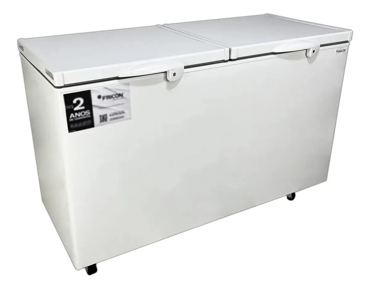 Freezer 503 Litros Da Fricon Tampa Cega Com Travas E Chaves Cor Branco