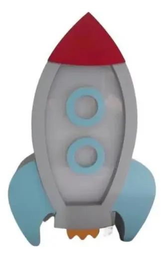 Luminária Infantil Foguete