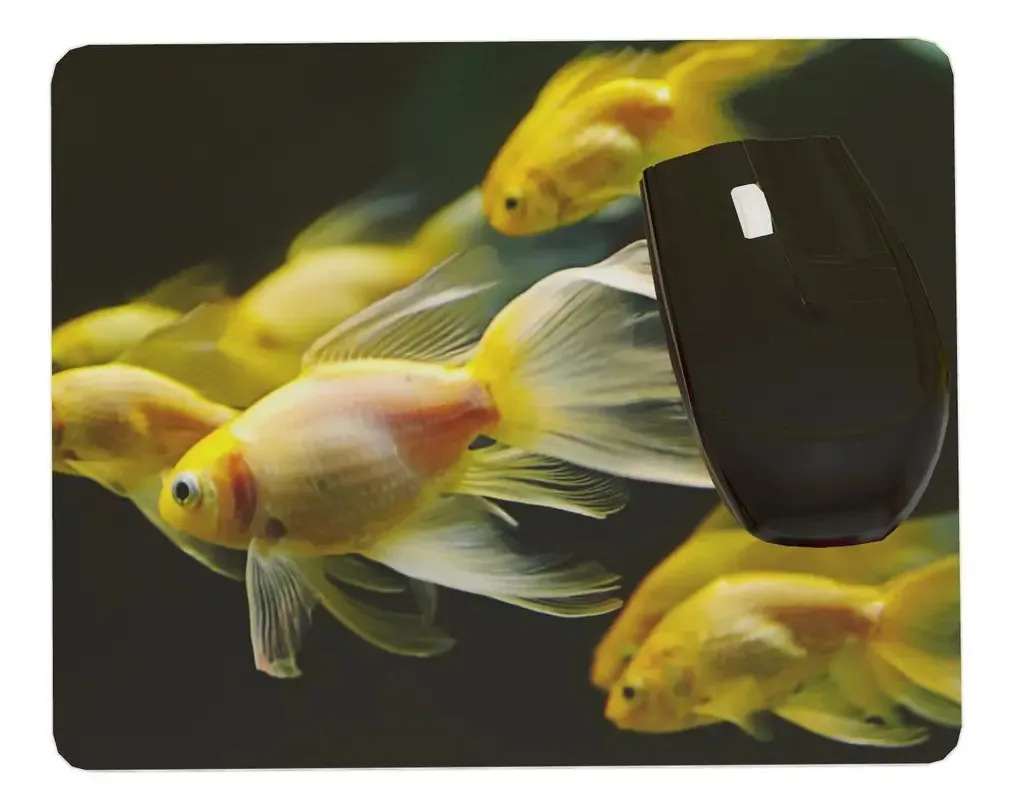 Mouse Pad Peixes Dourados