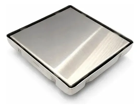 Kit 2 Ralos Inox Tampa Invisível Oculta 15x15 Demima