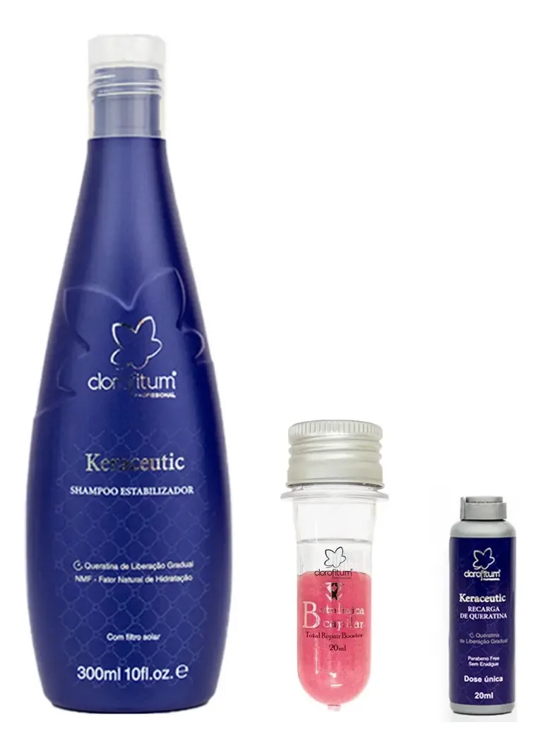 Clorofitum Keraceutic Shampoo E Ampola E Botulínica