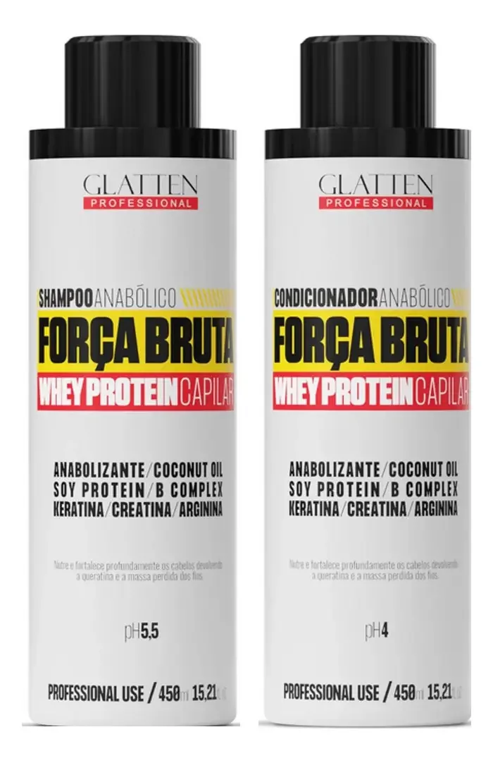 Glatten Força Bruta Shampoo E Condicionador