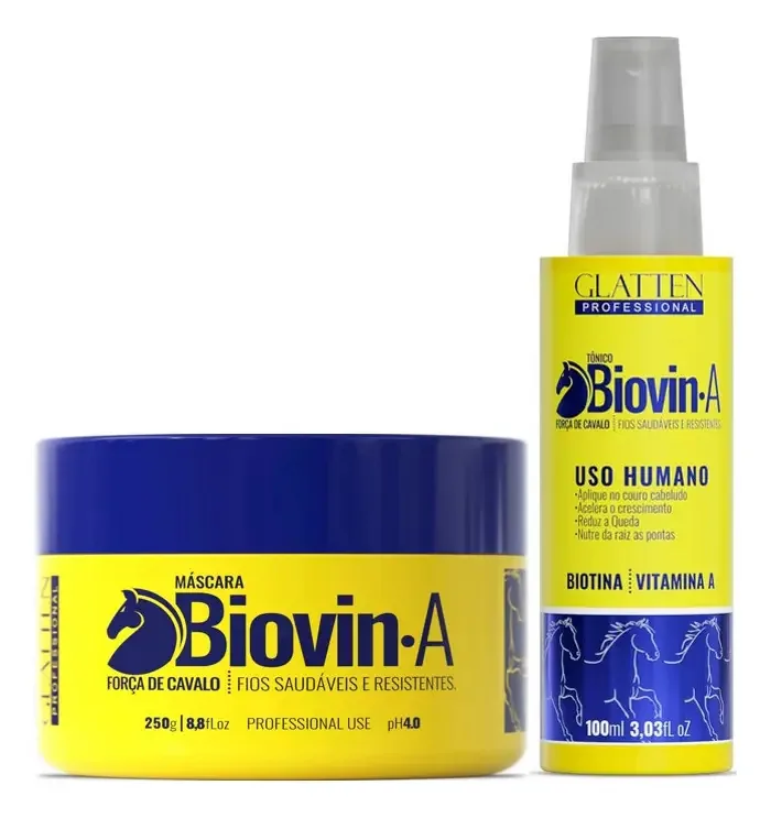 Glatten Biovin Máscara E Tônico