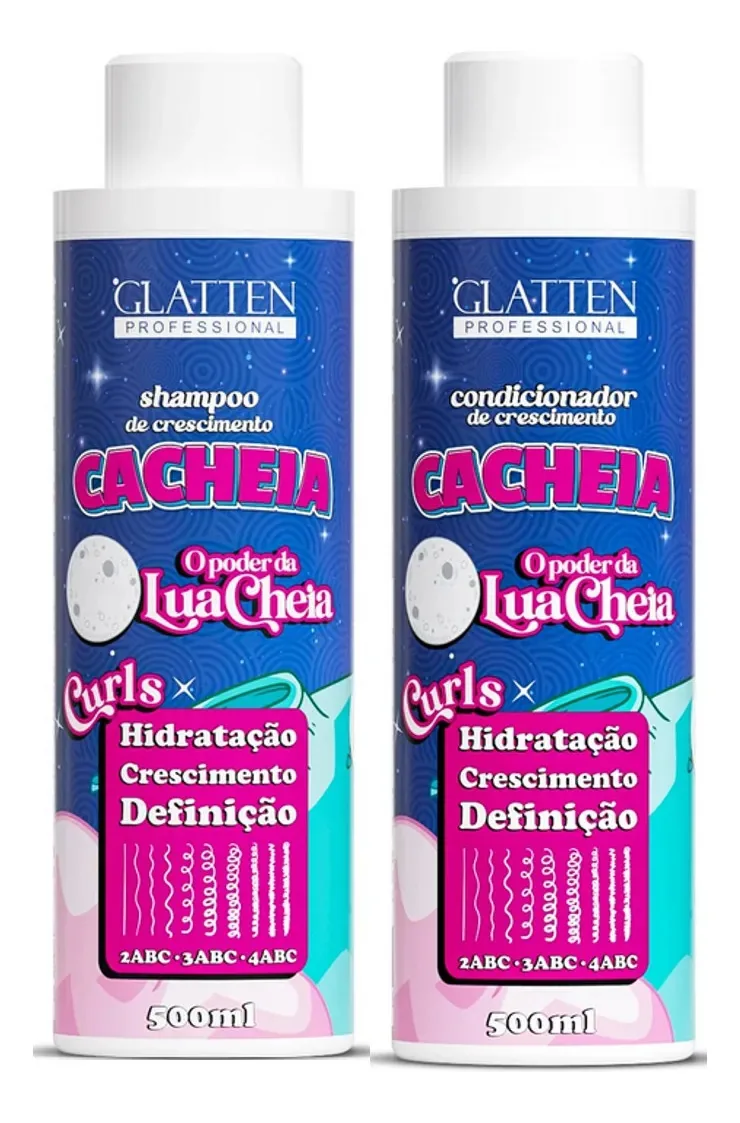Glatten Cacheia Shampoo E Condicionador