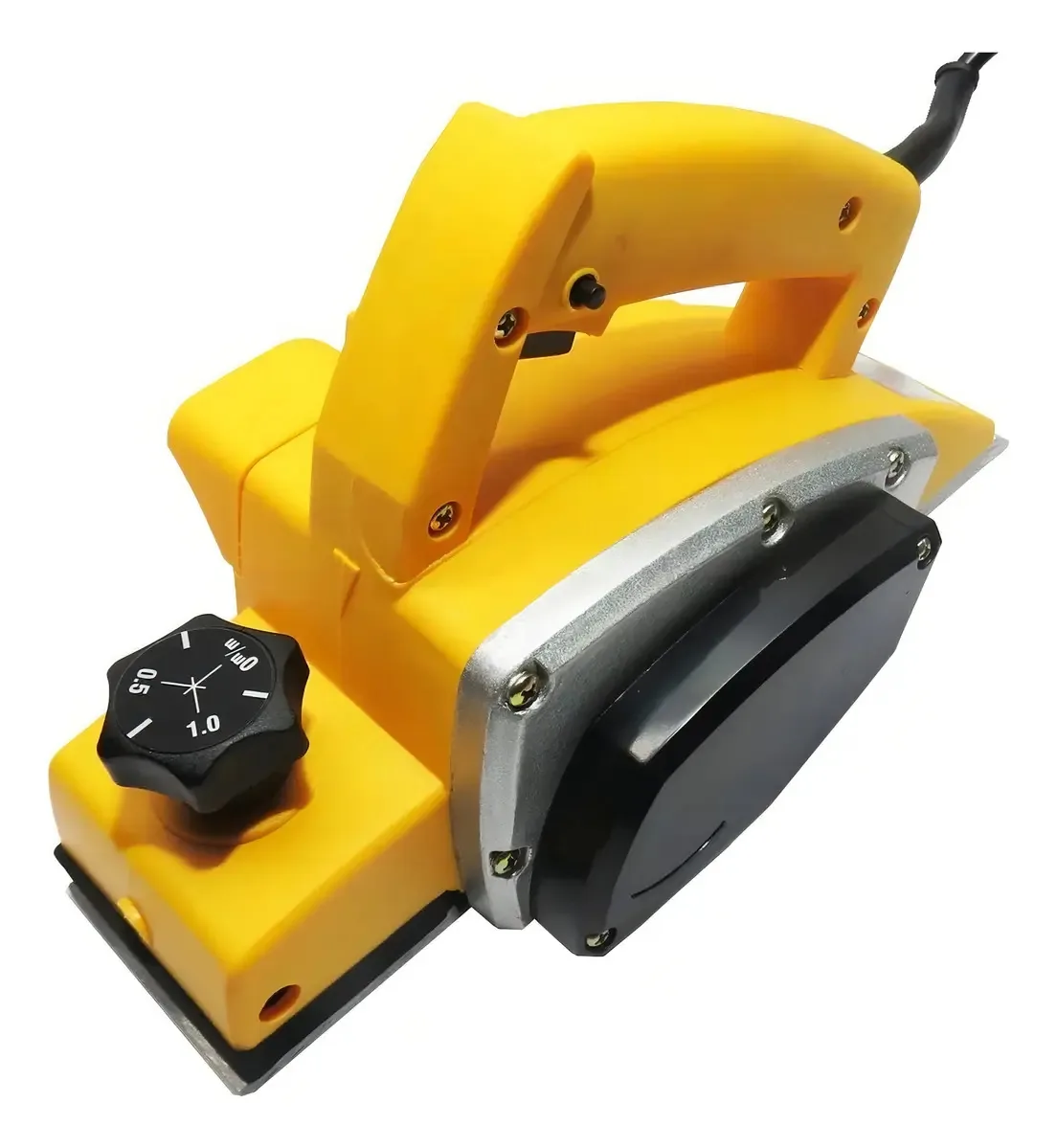 Plaina Elétrica Industrial 750w Profissional Cor Amarelo