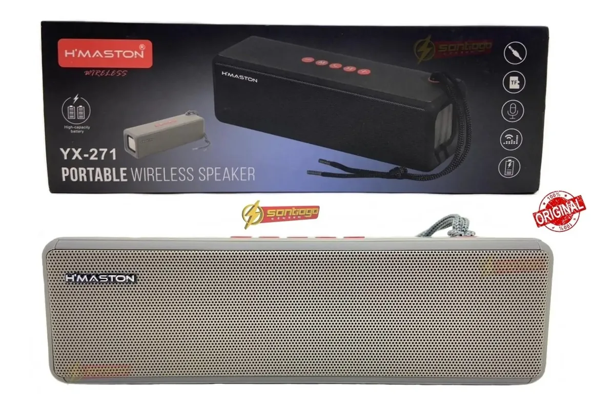 Caixa Som H'mastonyx-271 Lançamento Áudio Potente +bluetooth