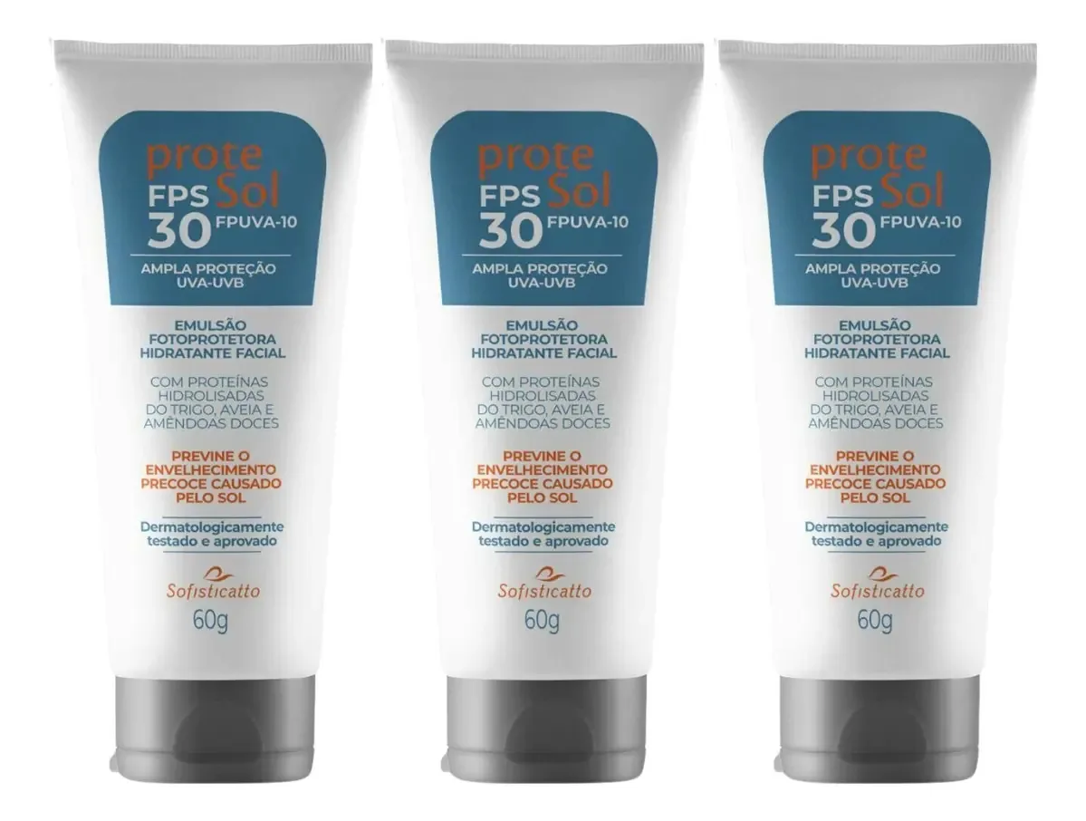Kit Protetor Solar Protege E Combate Raios Uva/uvb