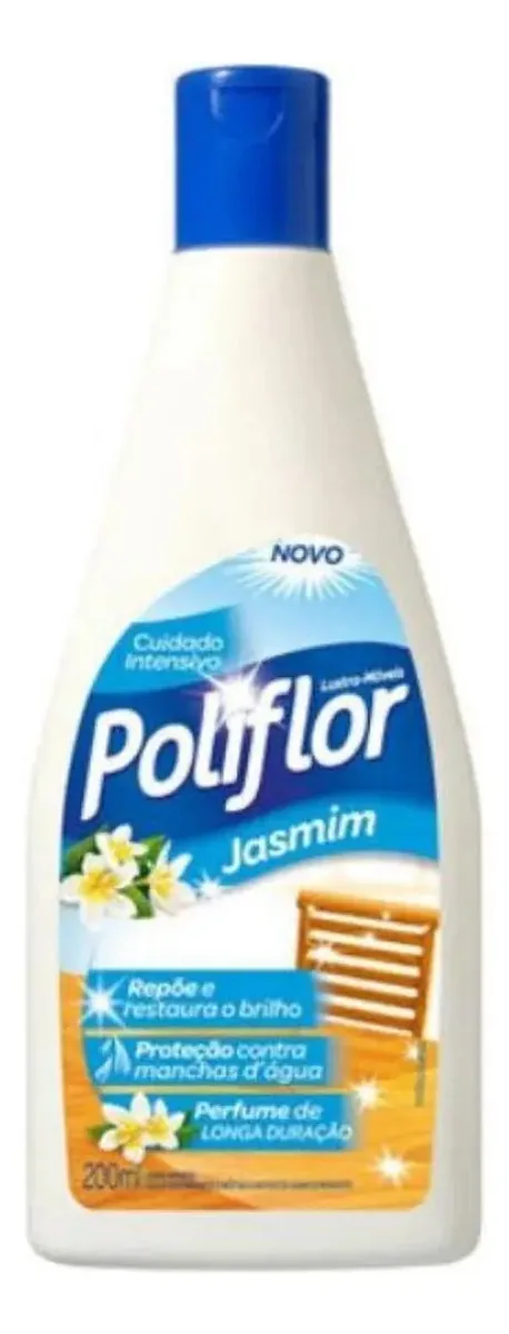 Lustra Móveis Poliflor Jasmim 200ml - 01 Unidade