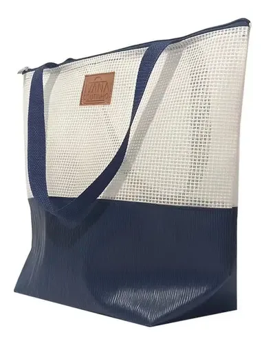 Bolsas De Praia Cor Azul Caribe