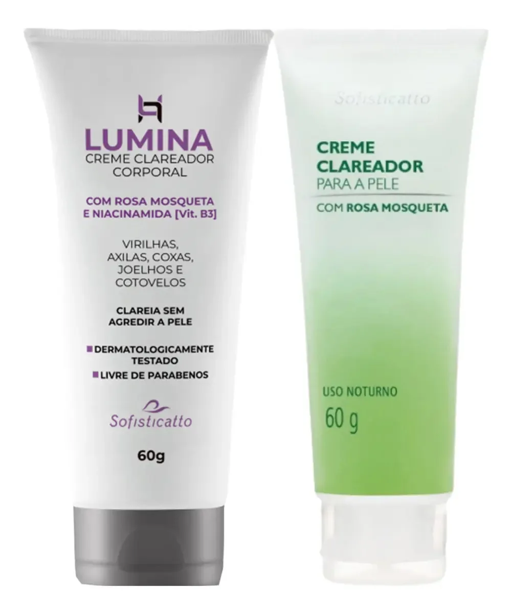 Creme Facial Clareador Sofisticatto 60g Antimanchas