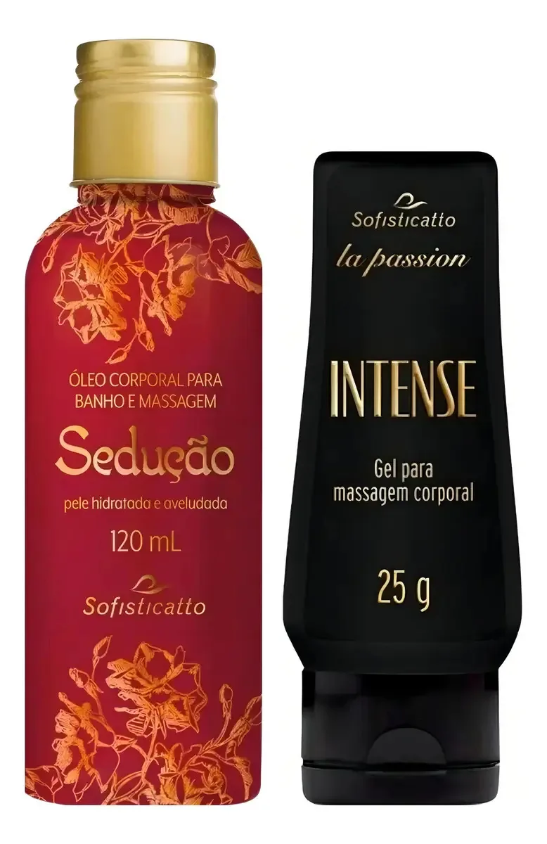 Gel Lubrificante + Óleo Para Massagem Íntima Noite Especial