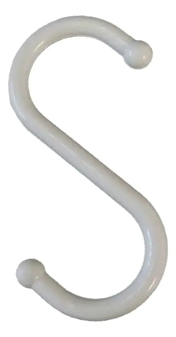 Cabide Gancho S Para Calças Jeans Branco - 50 Unidades