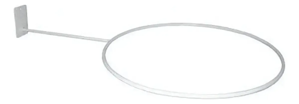 Kit 10 Suporte Bola Suiça Pilates Para Parede - Branco