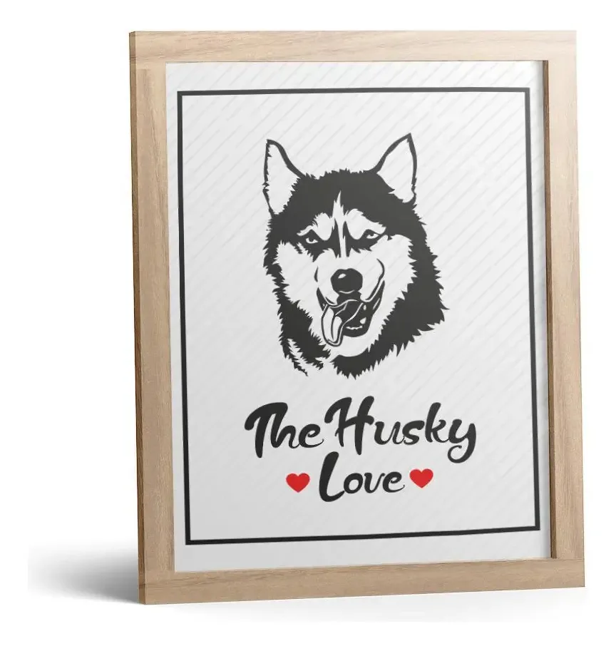 Quadro Decorativo - Lobo Husky - Neomaxi