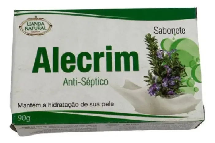 Kit Com 3 Sabonetes Em Barra Alecrim 90g