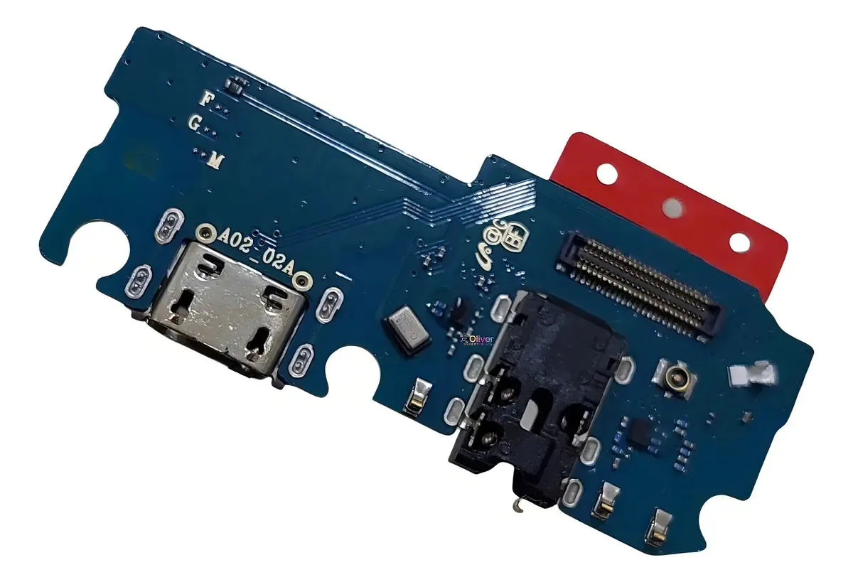 Placa Conector Carga Microfone Compatível A02 Sm A022 A022m