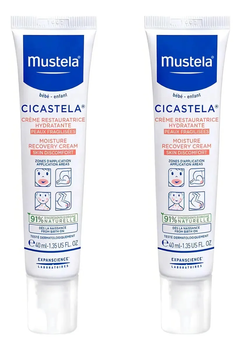 Cicastela Creme Reparador Hidratante Pele Sensível Mustela