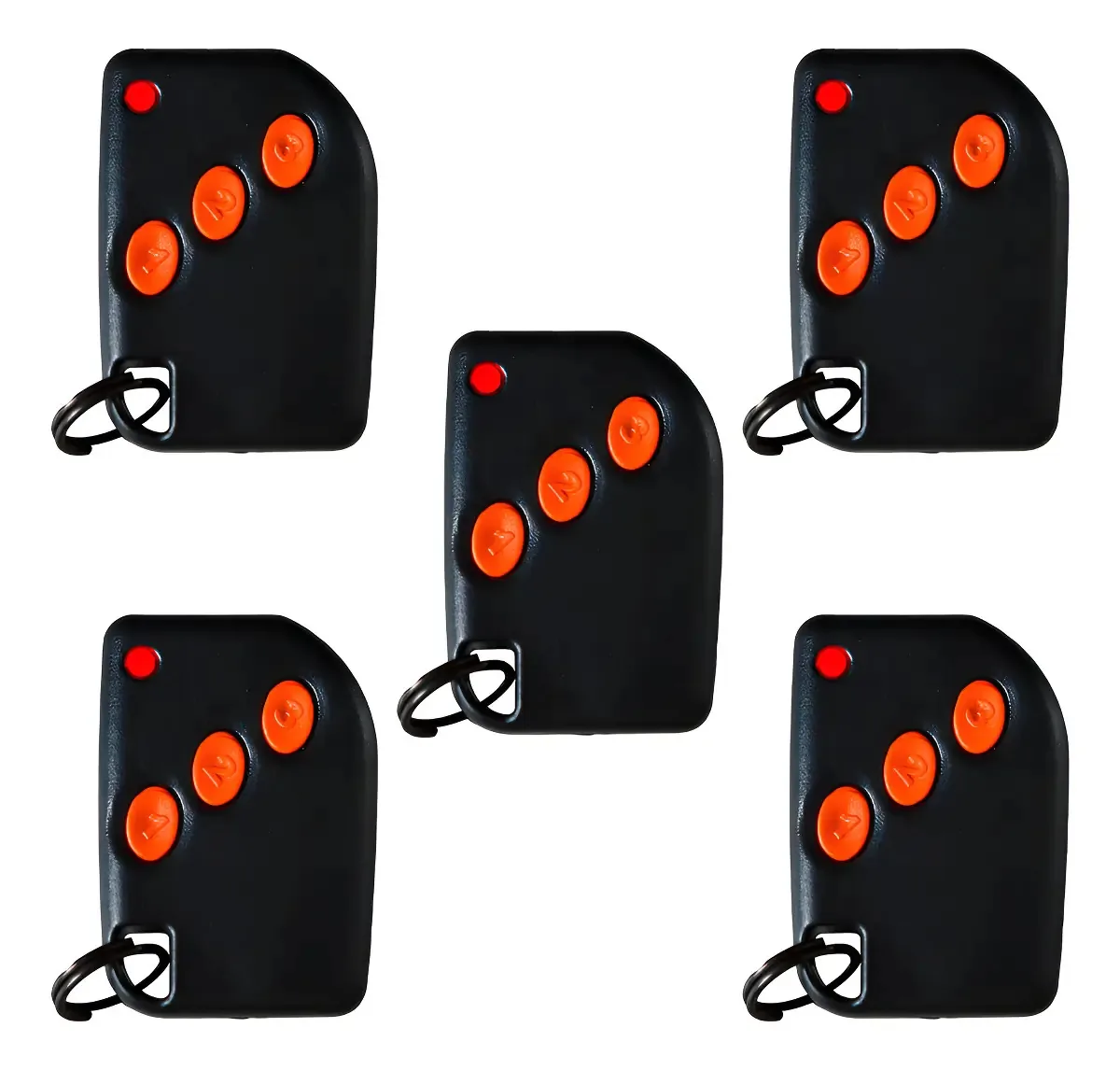 Kit 5 Controles Rtht Com Pilhas