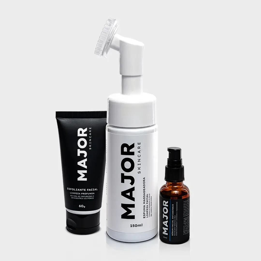 Kit Antissinais Limpeza Facial Diaria