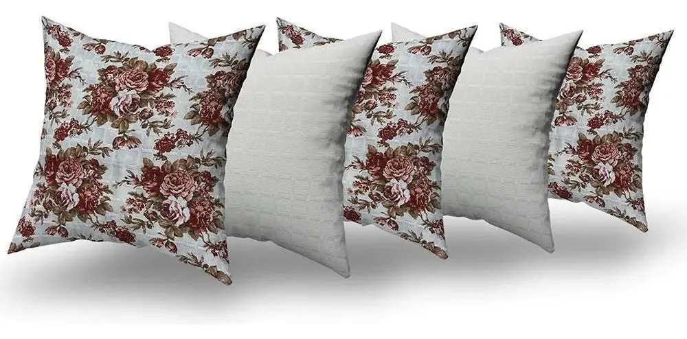 Capas De Almofadas Decorativas 5 Unidades Com Ziper