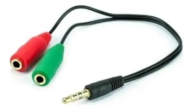 10 Cabos Adaptadores P3 P2 Combo Fone E Microfone Headset
