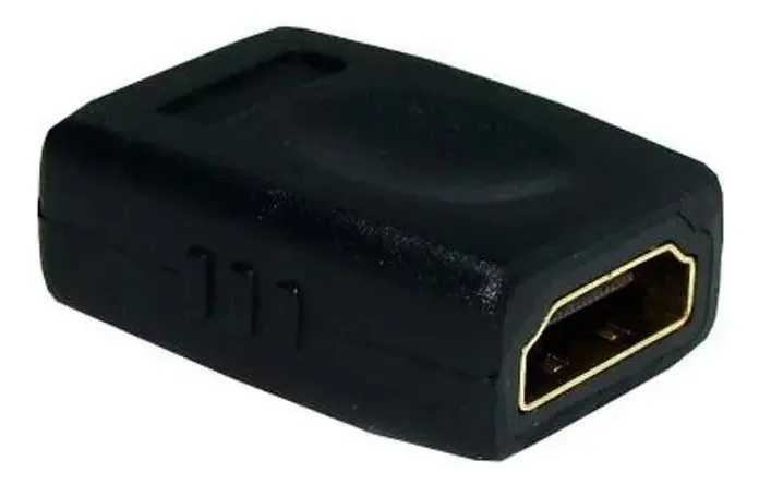Emenda Hdmi Fêmea X Fêmea Cabos Golden