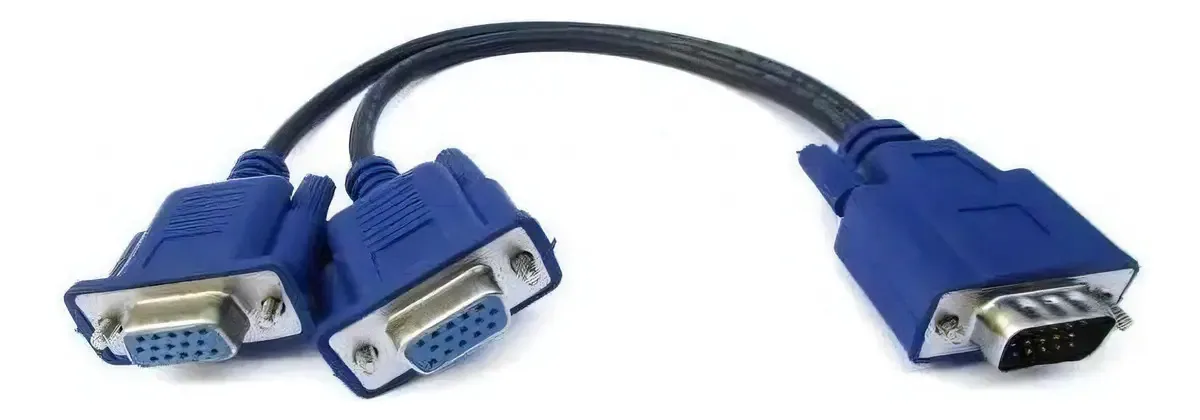 Cabo Y Vga Rgb Ligar Um Computador Em Dois Monitores
